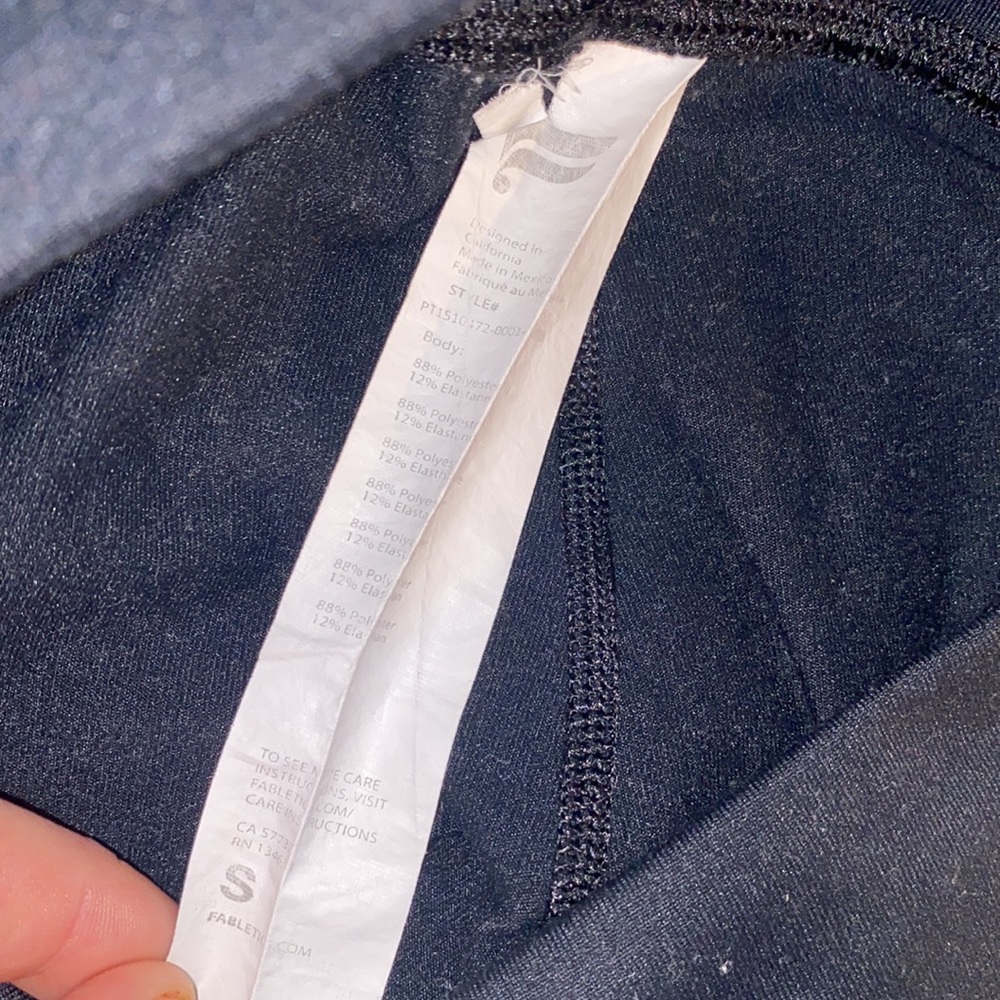 Fabletics Powerhold Athletic Solid Black Leggings - image 5